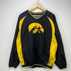 Vintage Iowa Hawkeyes Pullover Windbreaker Jacket 2XL
